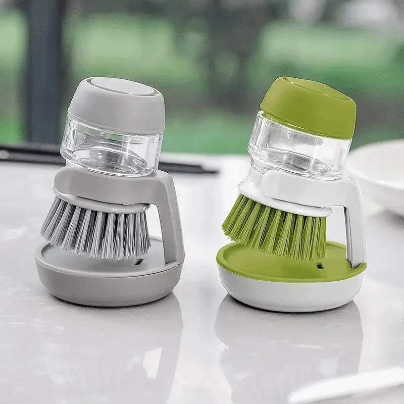 Dishwashing Brush With Soap Dispenser
