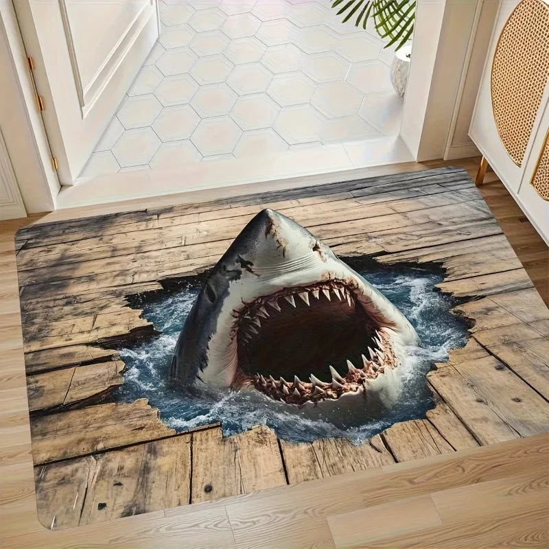 2D Flat Optical Illusion Non-Slip Rug
