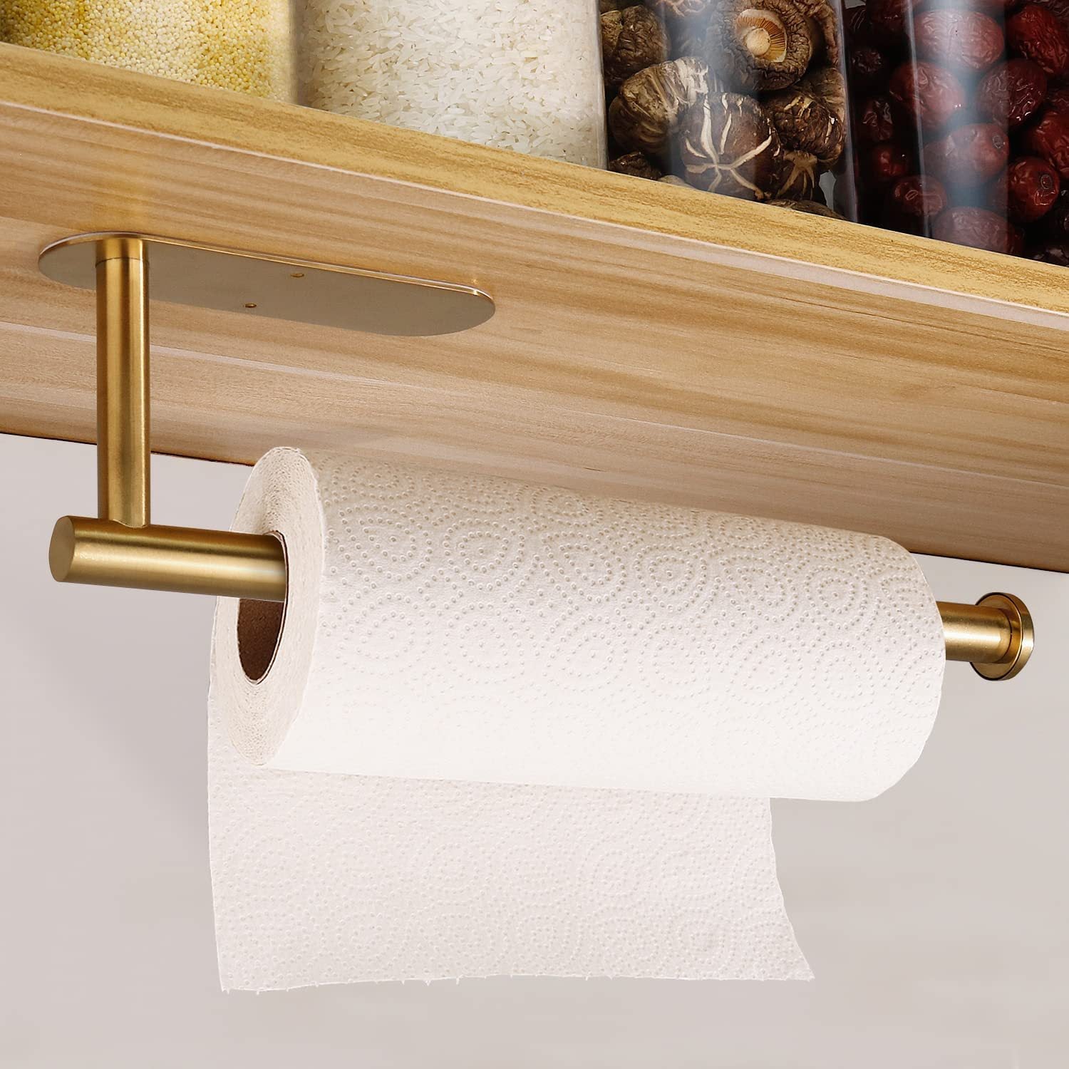 Holder for paper towels, cloths and utensils